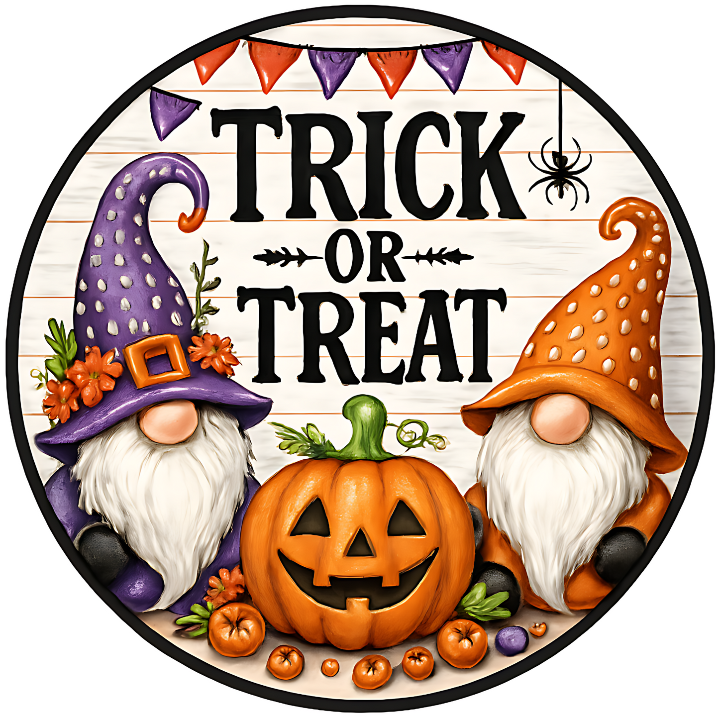 Trick or Treat Gnomes Accent Sign - Made in USA
