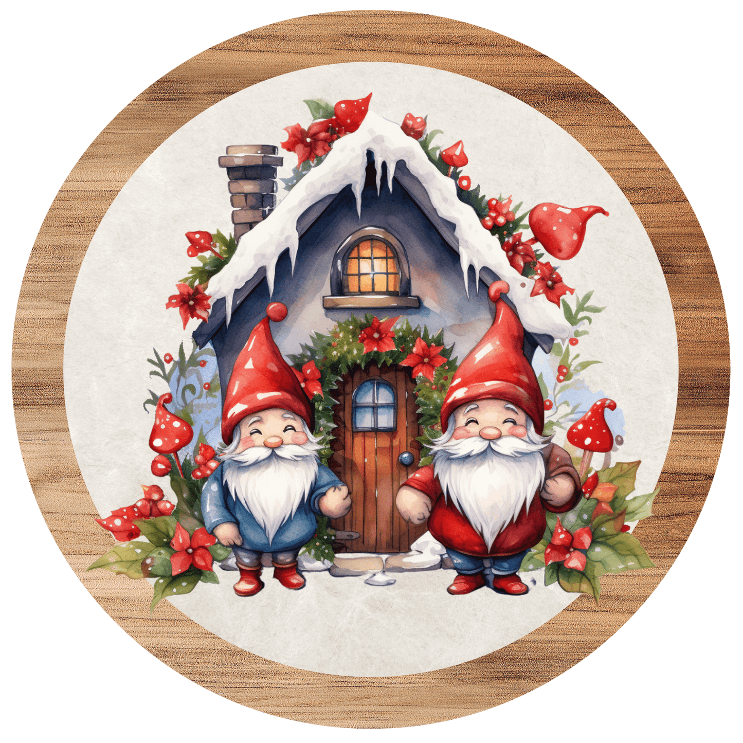 Christmas Christmas Gnomes Metal / Vinyl Sign - Made in USA