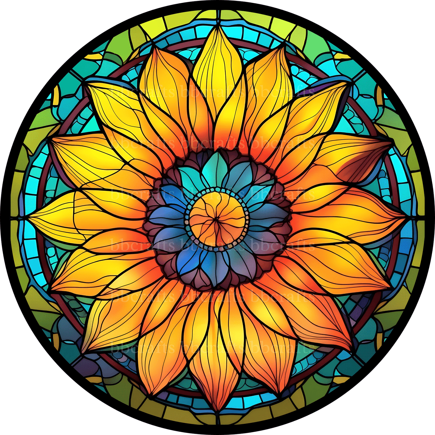 Yellow Flower Metal / Vinyl Sign - Made in USA