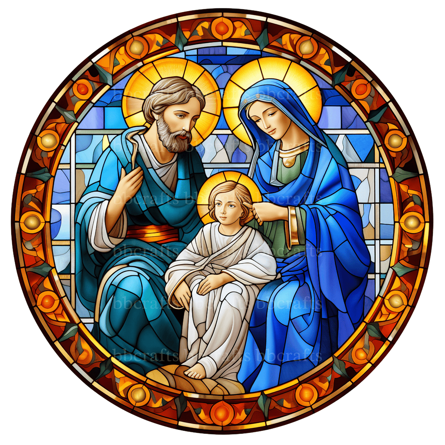 Nativity Scene Metal / Vinyl Sign - Made in USA