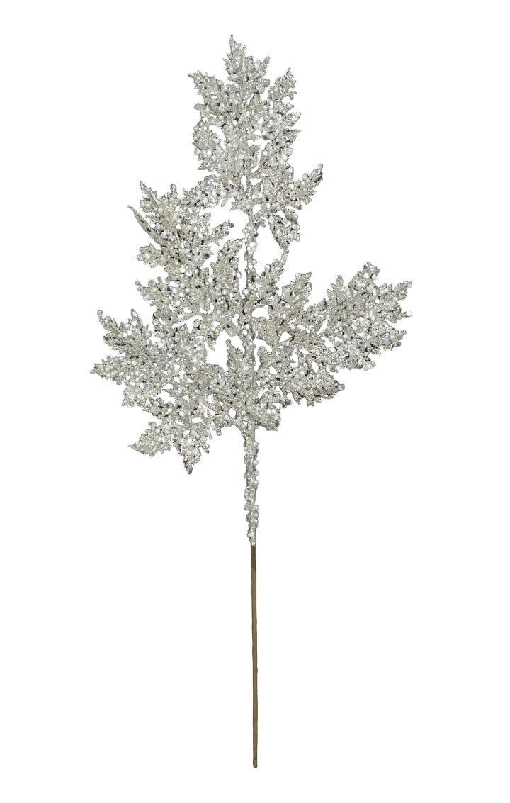 27.5 Inch Glitter Sequin Pearl - Platinium