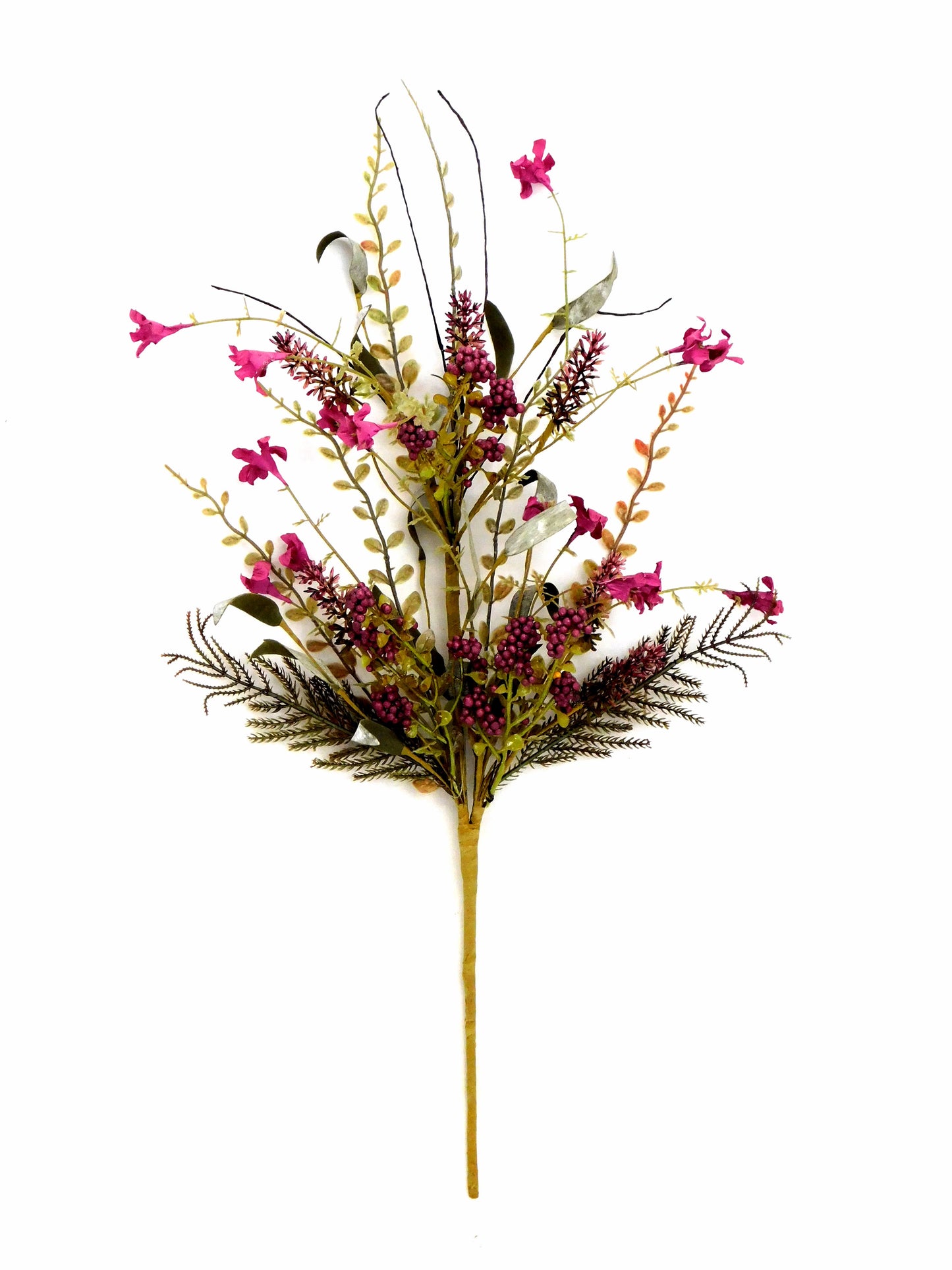 21 Inch Berry Spray - Plum