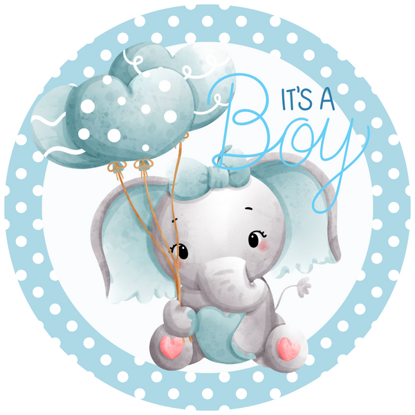 It's a Boy - Baby Shower Metal Sign: Made In USA