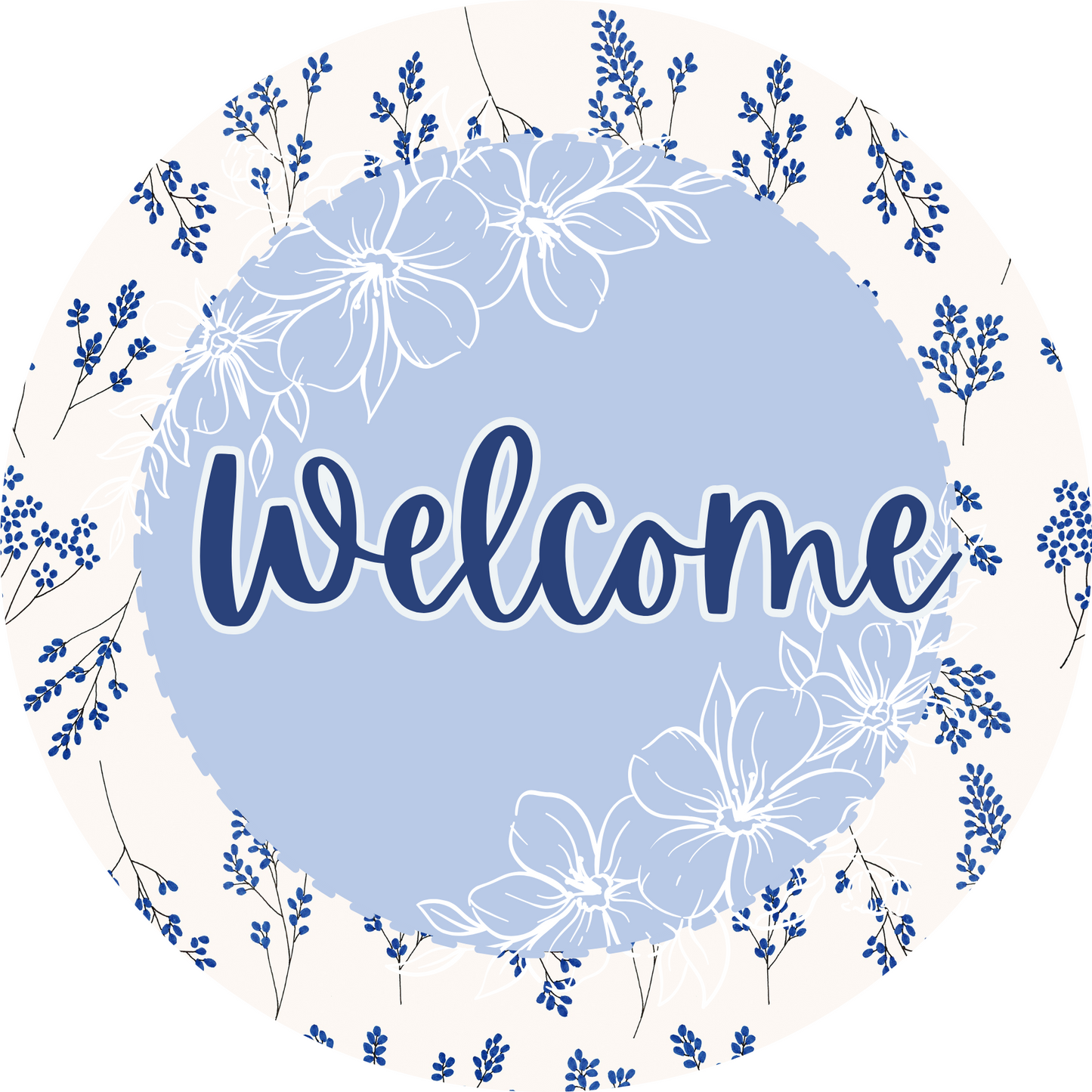 Welcome Metal / Vinyl Sign - Made in USA