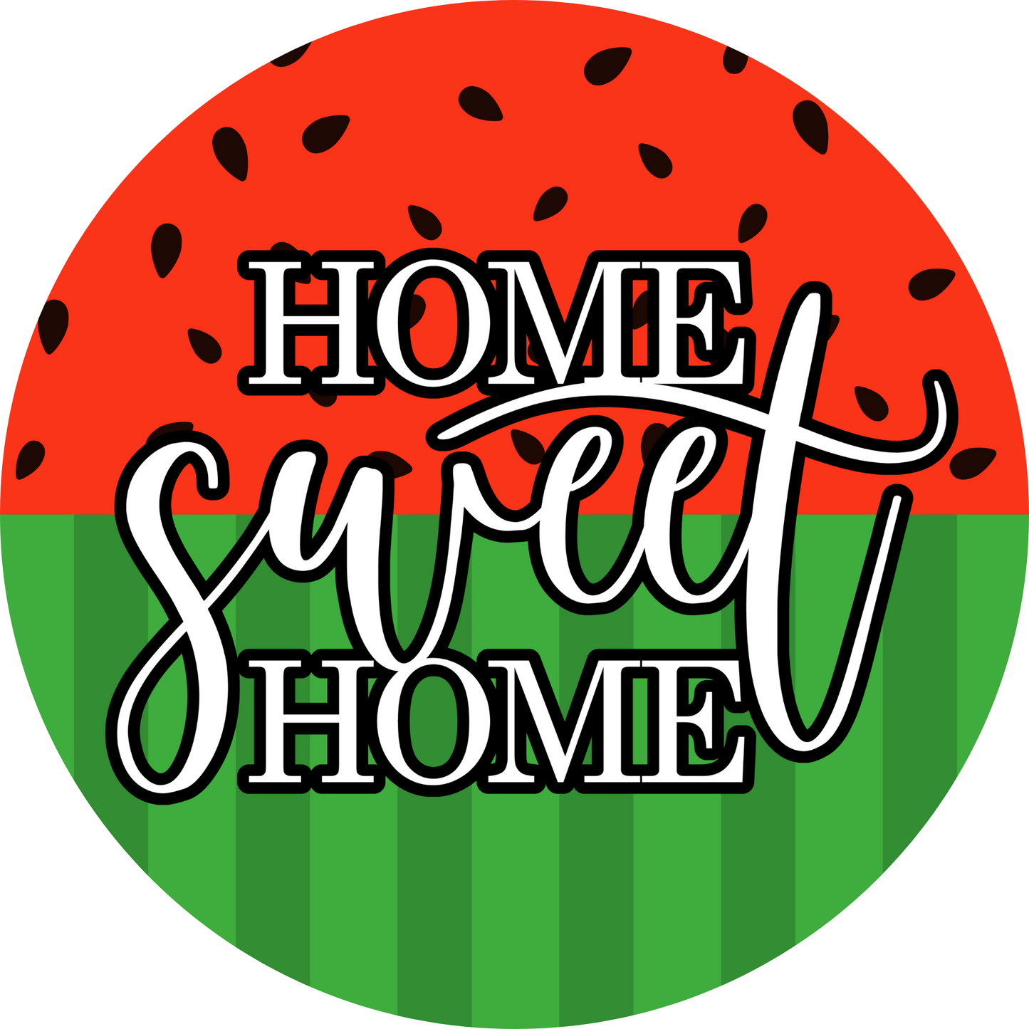 Home Sweet Home Metal / Vinyl Sign - Made in USA