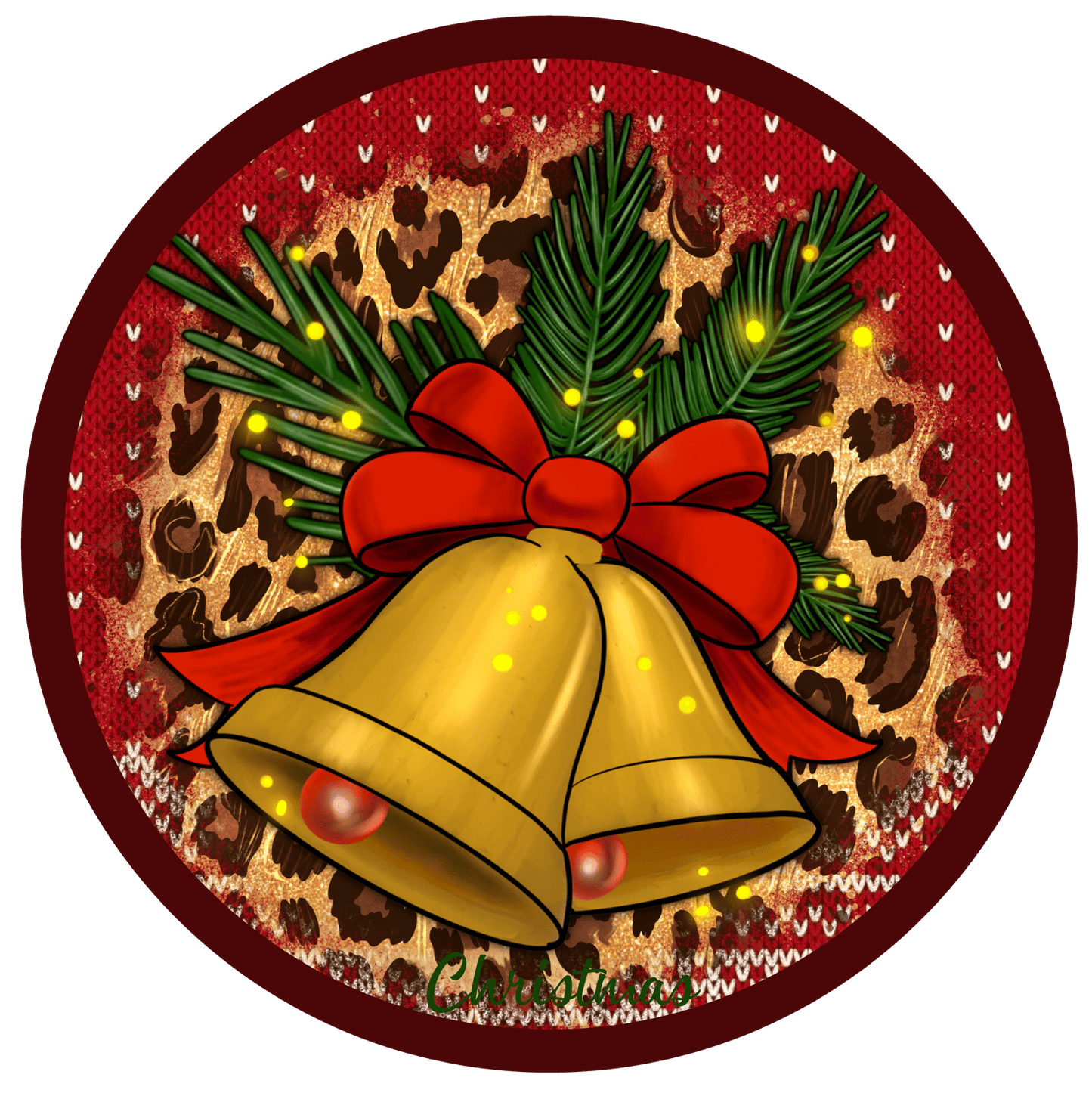 Christmas Christmas Bell Metal / Vinyl Sign - Made in USA