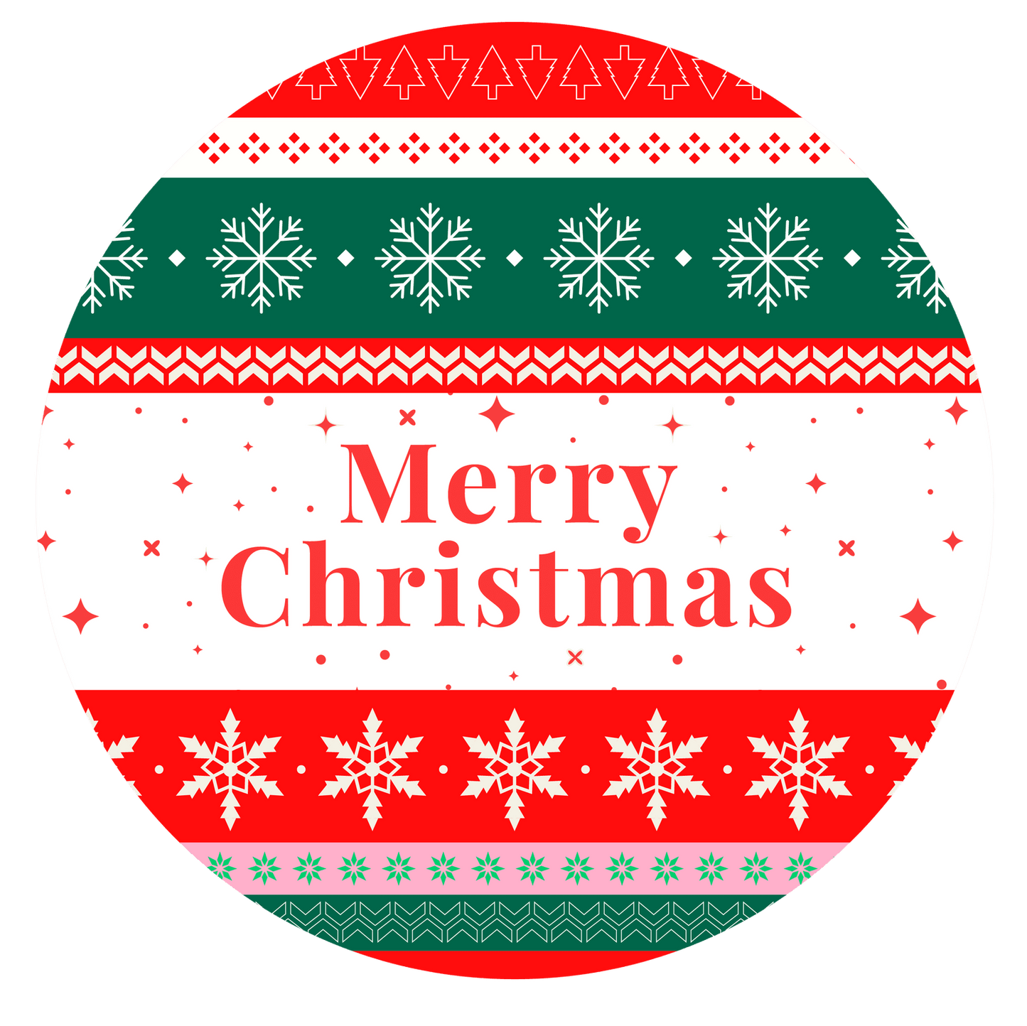 Christmas Merry Christmas Metal / Vinyl Sign - Made in USA