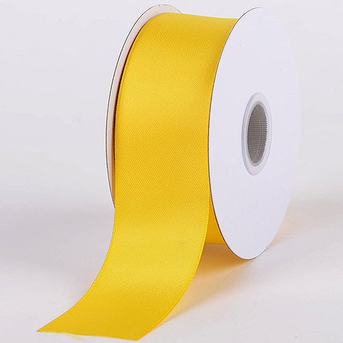 Canary - Satin Ribbon Double Face - ( W: 5/8 Inch | L: 25 Yards ) BBCrafts.com