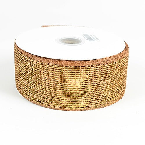 Metallic Deco Mesh Ribbons Gold ( 4 inch x 25 yards ) - BBCrafts -  Wholesale Ribbon, Tulle Fabrics, Wedding Supplies, Tablecloths & Floral  Mesh at Best Prices