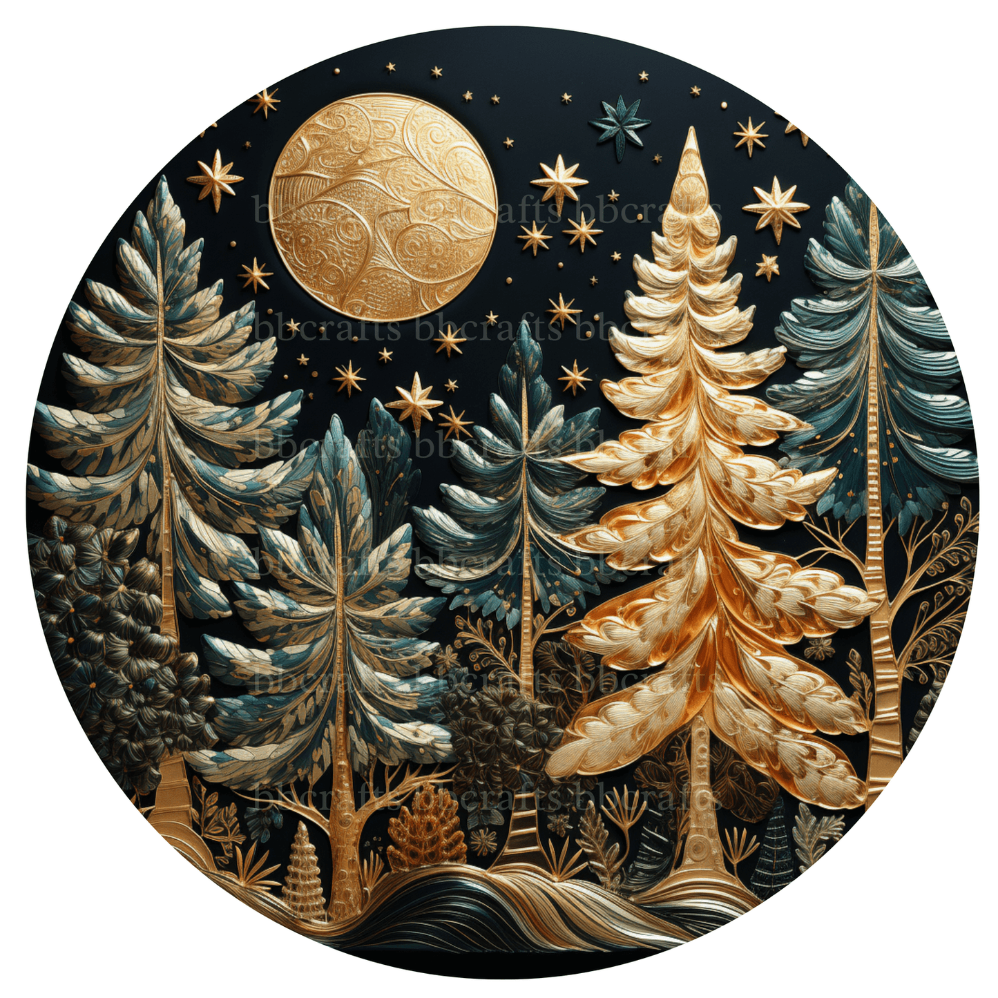 Christmas Christmas Tree Metal / Vinyl Sign - Made in USA