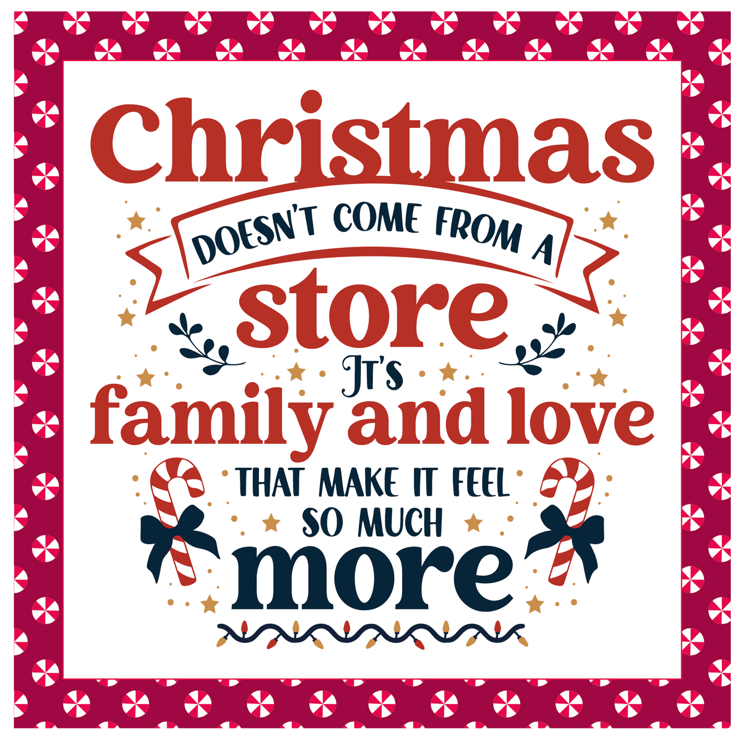 Christmas Christmas Quote Metal Sign - Made in USA