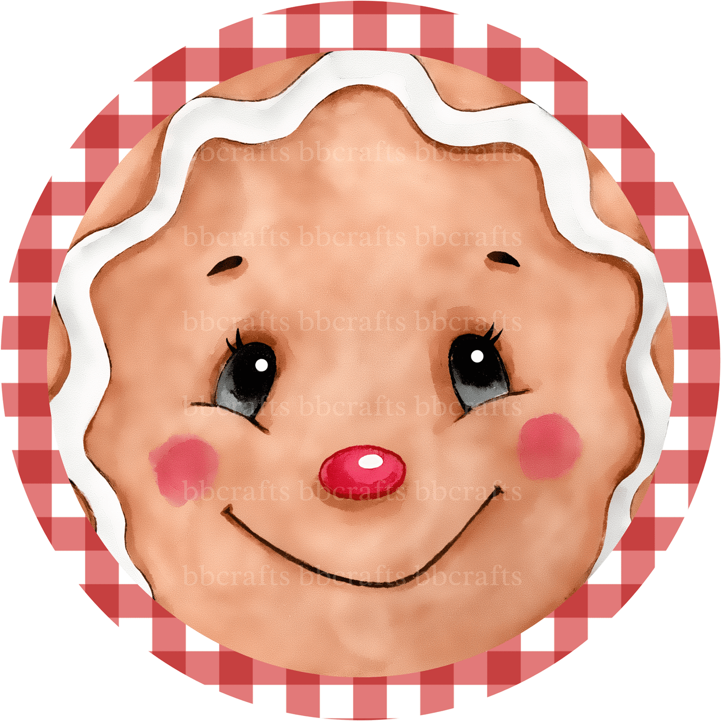 Christmas Gingerbread Metal / Vinyl Sign - Made in USA