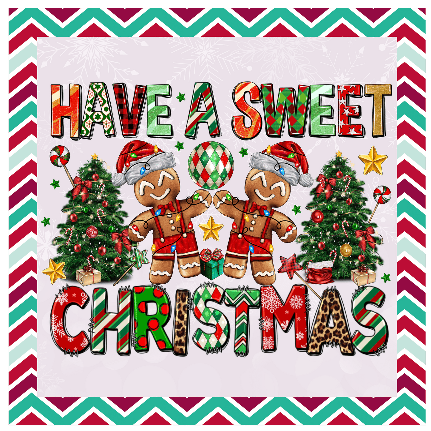 Christmas Have a Sweet Christmas Metal Sign - Made in USA