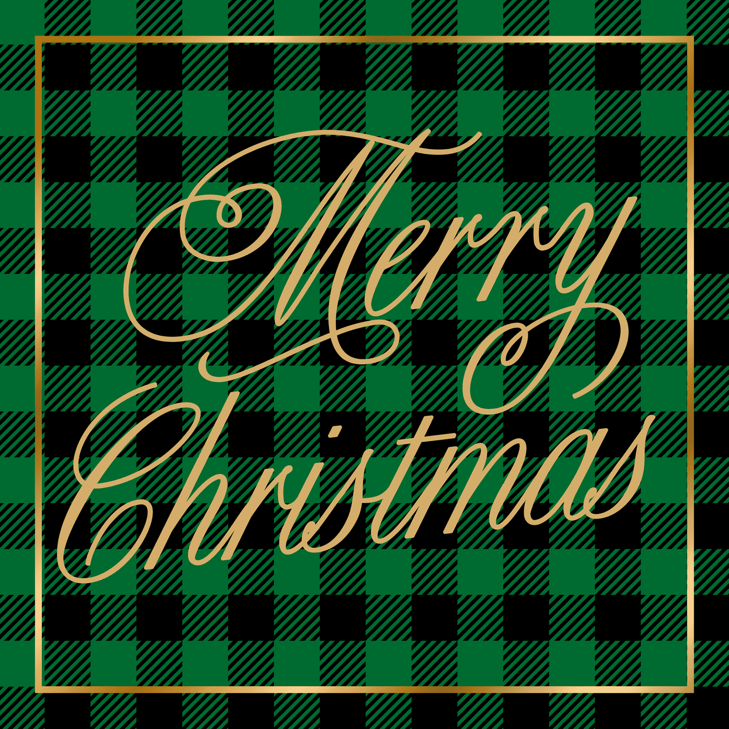 Christmas Merry Christmas Metal Sign - Made in USA