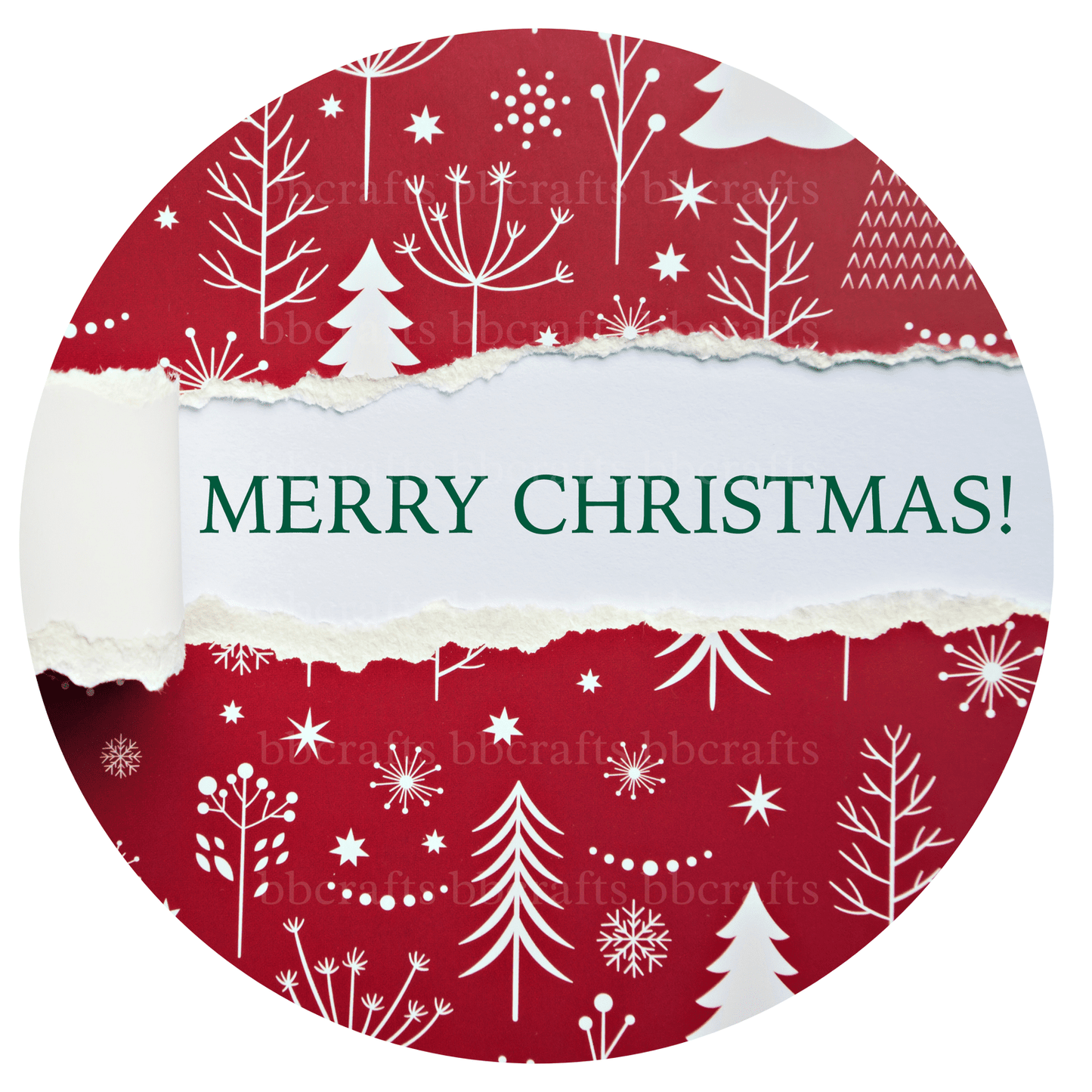 Merry Christmas Metal / Vinyl Sign - Made in USA