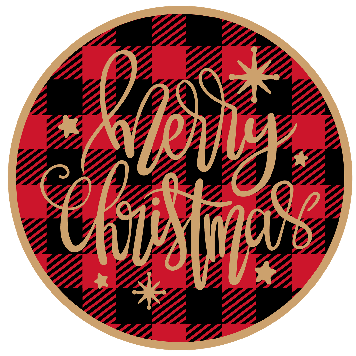 Christmas Merry Christmas Metal / Vinyl Sign - Made in USA