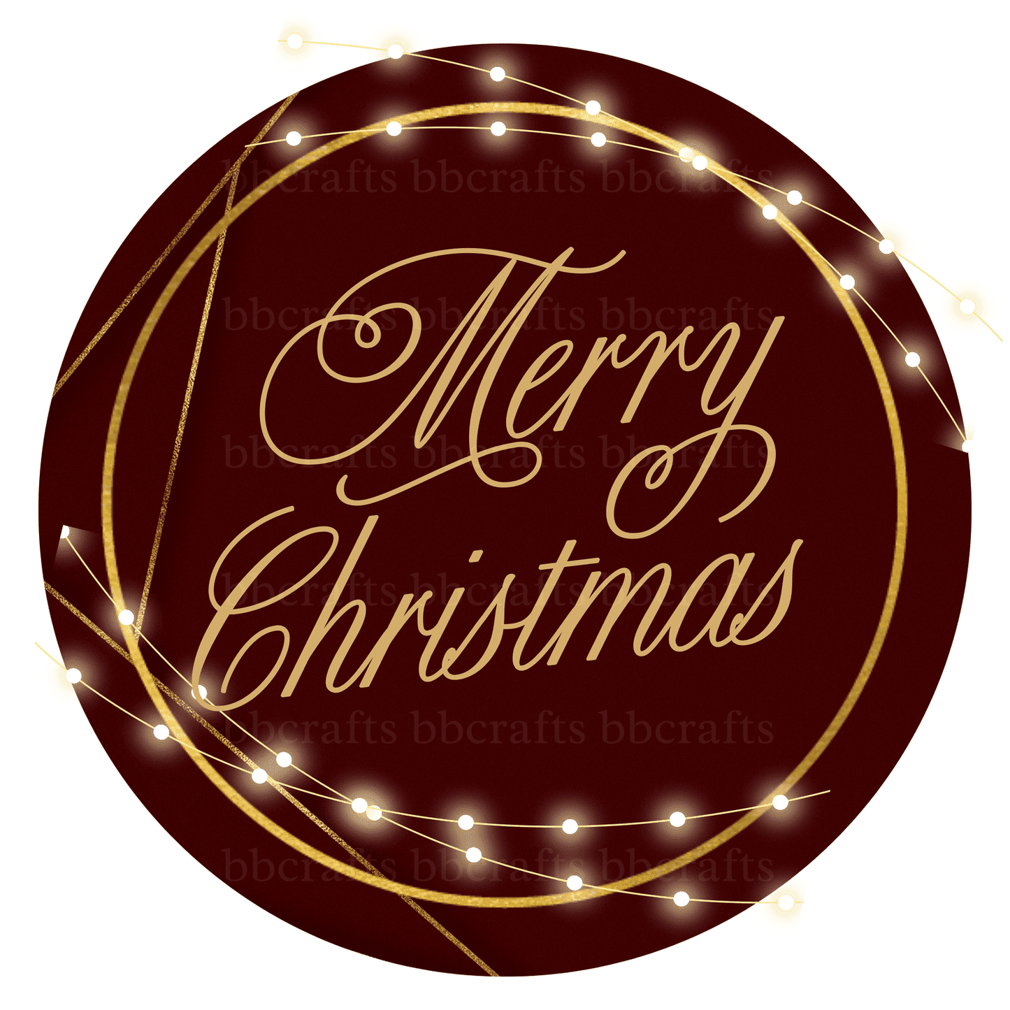 Merry Christmas Metal / Vinyl Sign - Made in USA