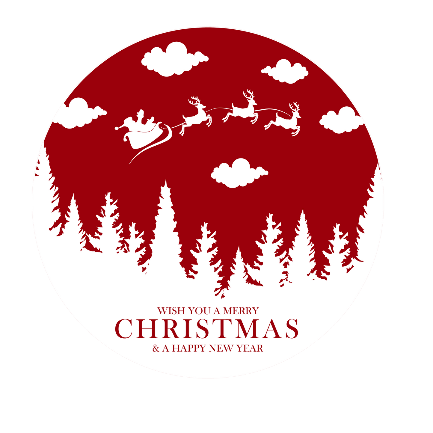 Christmas Merry Xmas Metal / Vinyl Sign - Made in USA