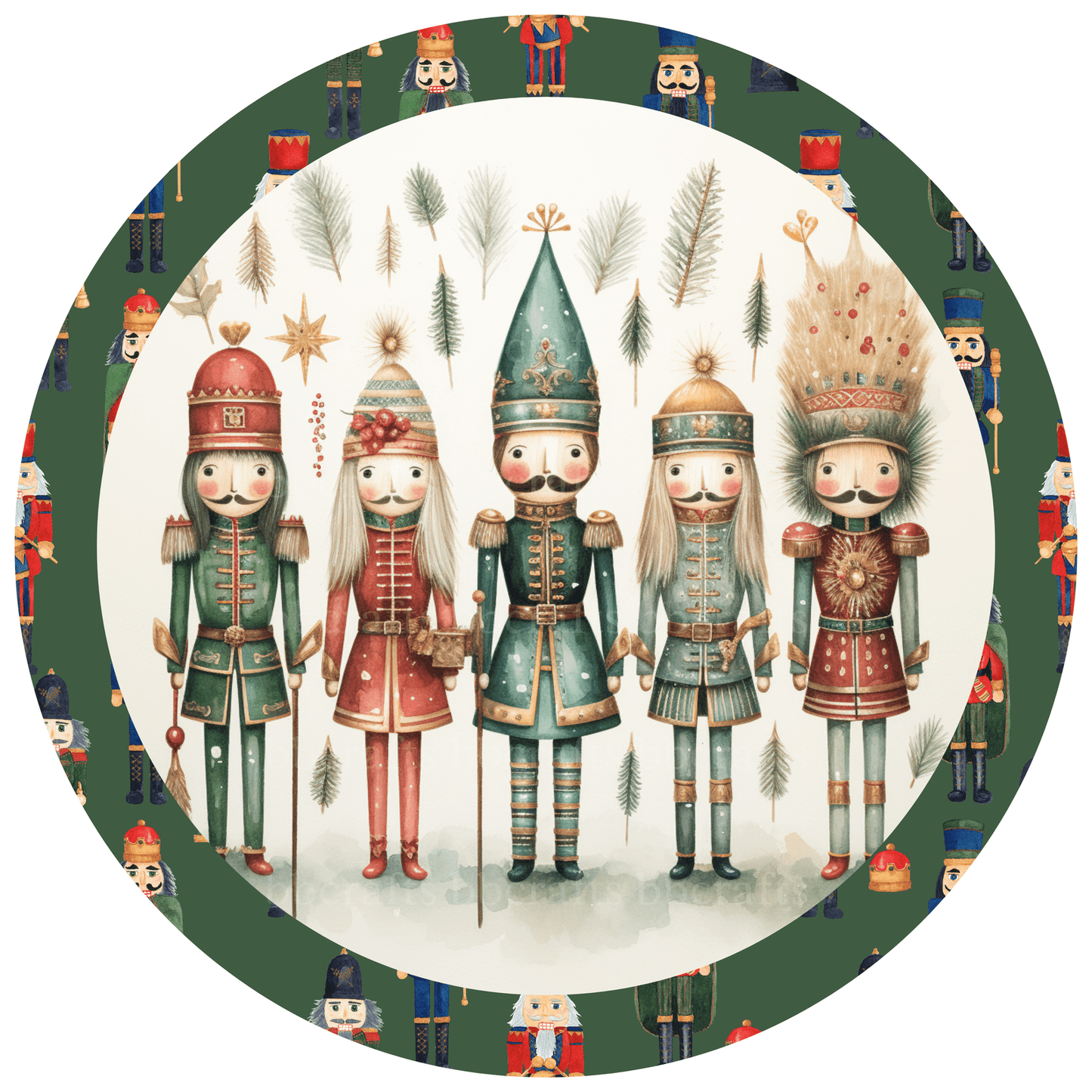 Christmas Nutcracker Metal / Vinyl Sign - Made in USA