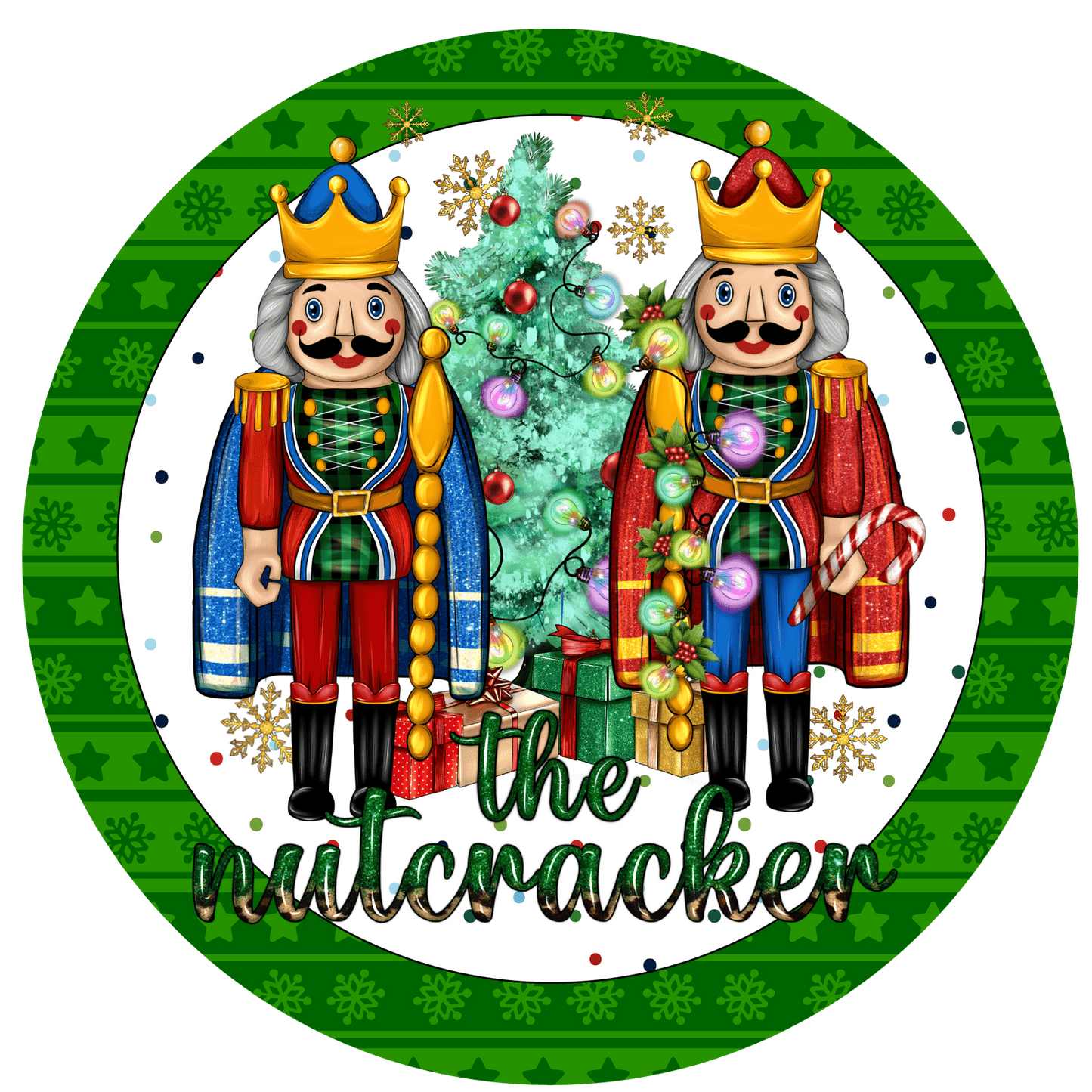 Christmas Nutcracker Metal / Vinyl Sign - Made in USA