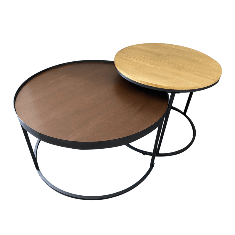 Coffee Table (Set of 2) - Diameter: 30 & 23 Inch BBCrafts.com