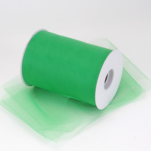 BBCrafts Apple Green Polyester Tulle Roll 6 inch 100 Yards