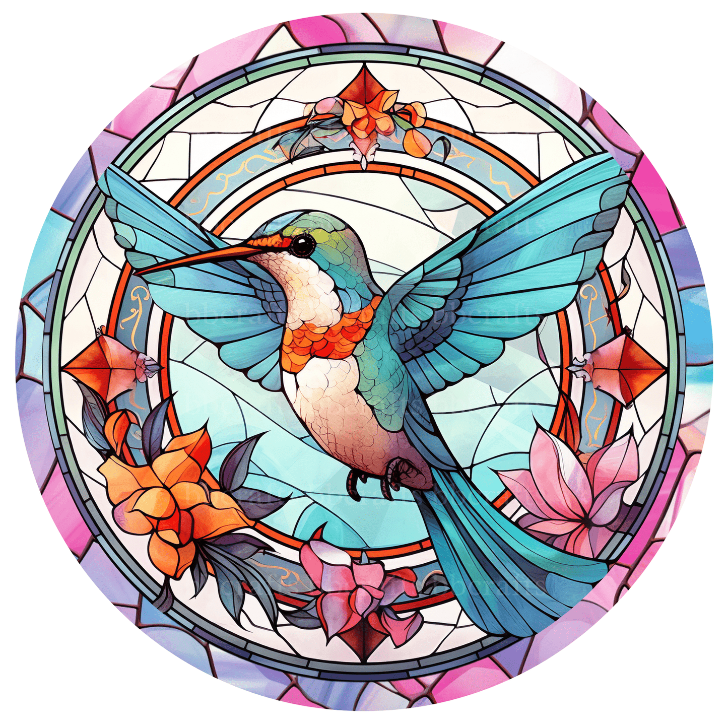 Hummingbird Metal / Vinyl Sign - Made in USA