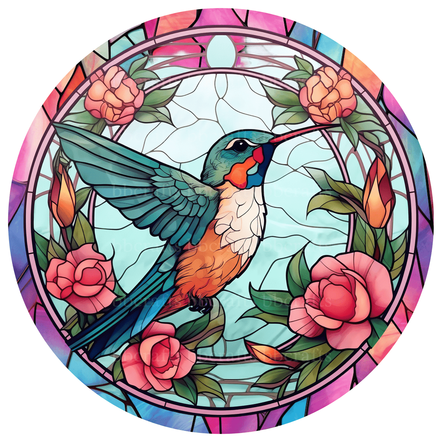 Hummingbird Metal / Vinyl Sign - Made in USA