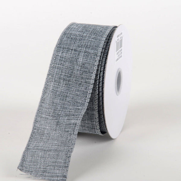 Grey - Canvas Ribbon - ( W: 1 - 1/2 Inch | L: 10 Yards ) BBCrafts.com