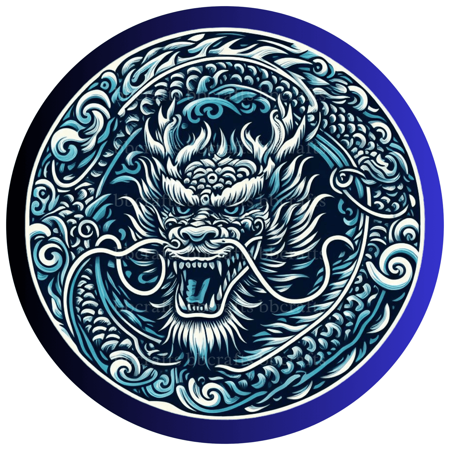 Dragon Metal / Vinyl Sign - Made in USA