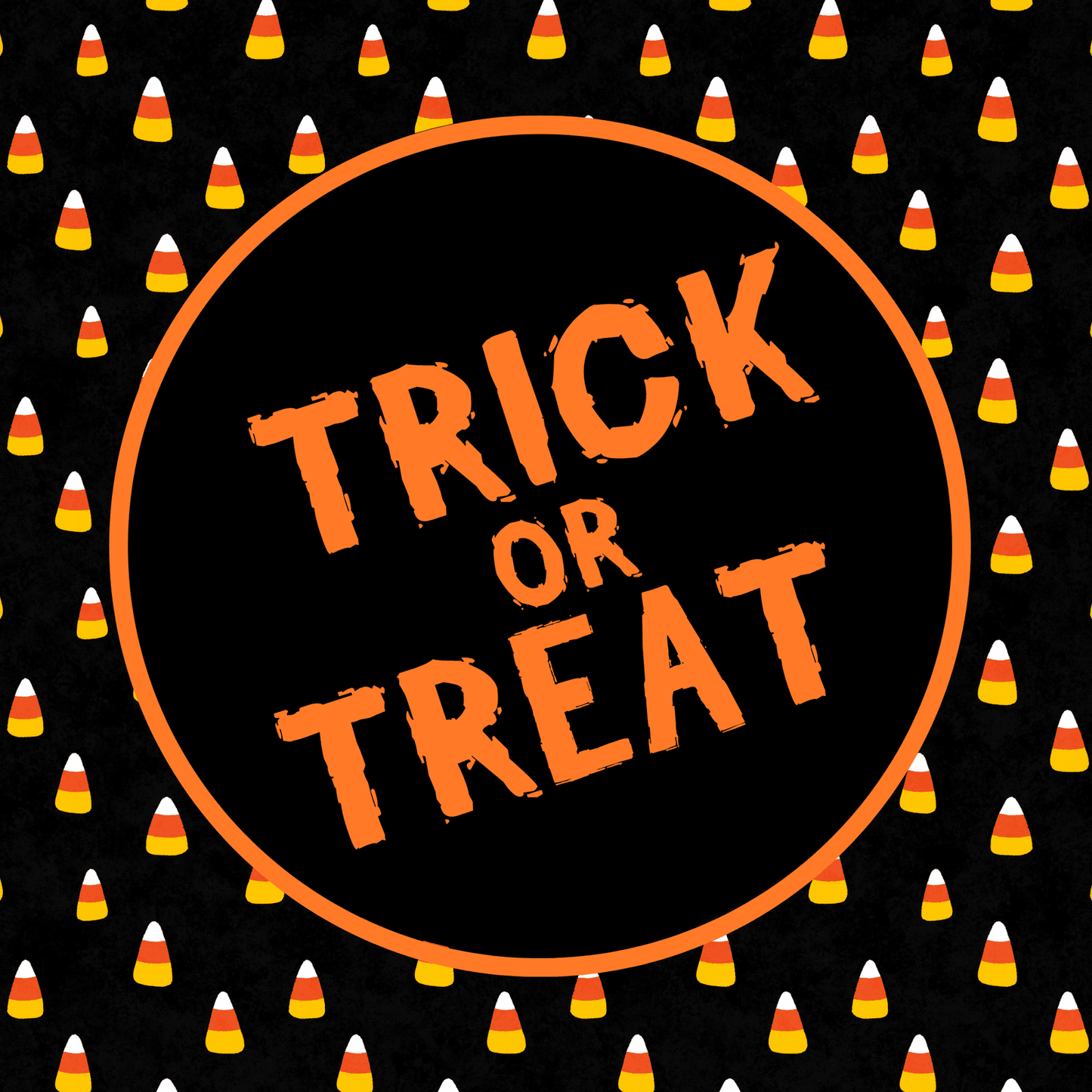 Halloween Trick or Treat Metal Sign - Made in USA