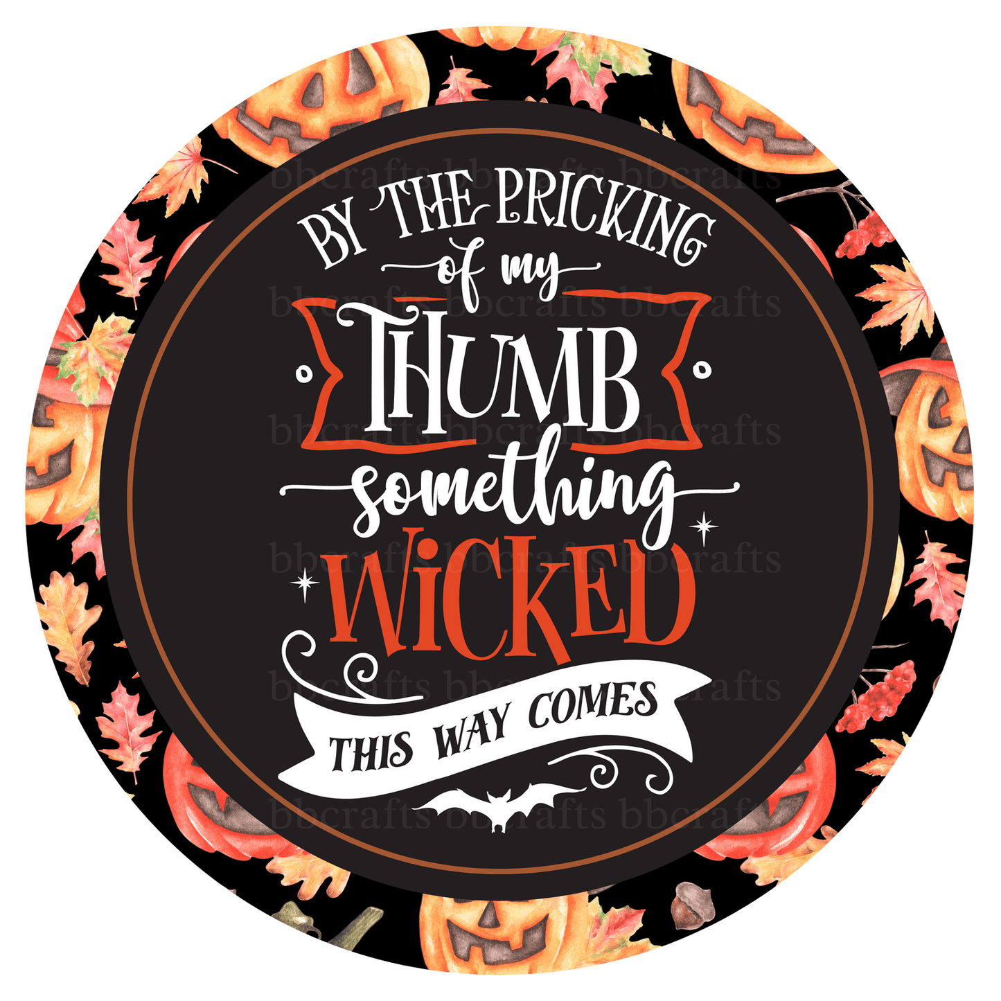 Wicked Halloween Metal / Vinyl Sign - Made in USA