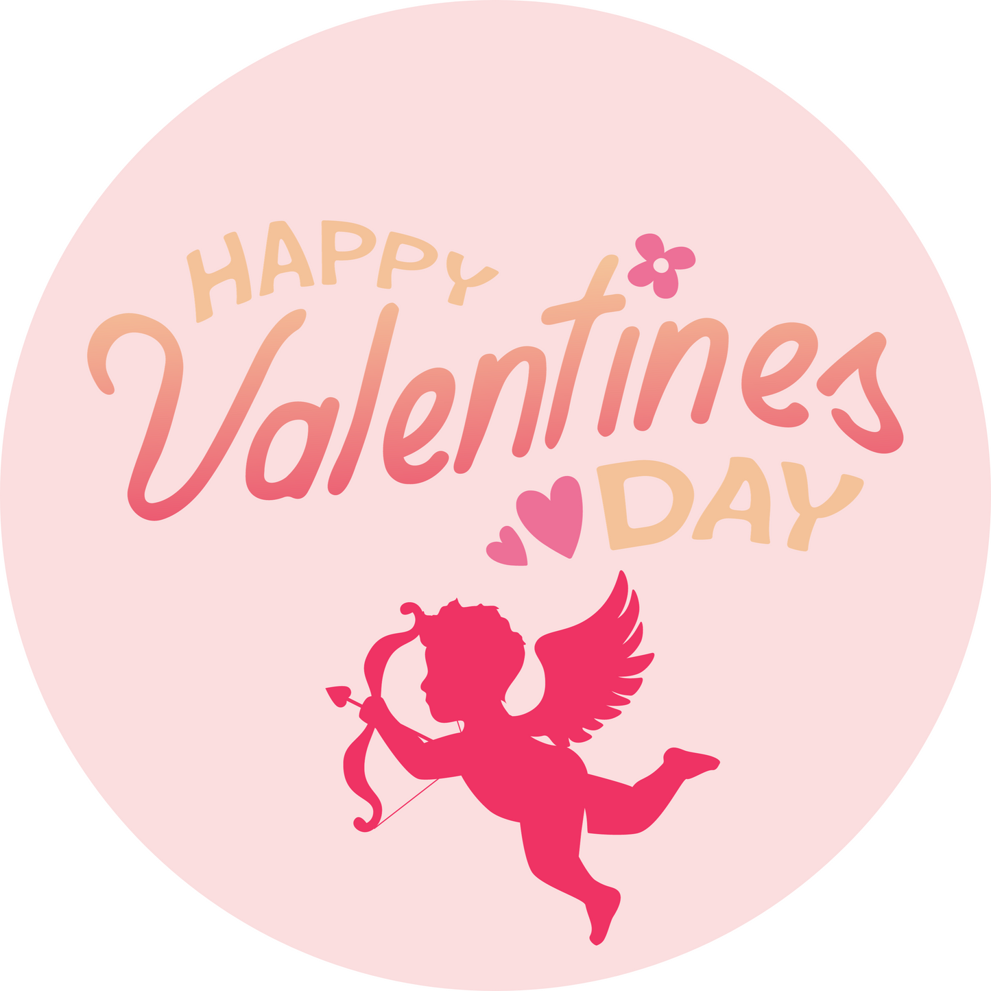 Happy Valentine's Day Metal / Vinyl Sign - Made in USA