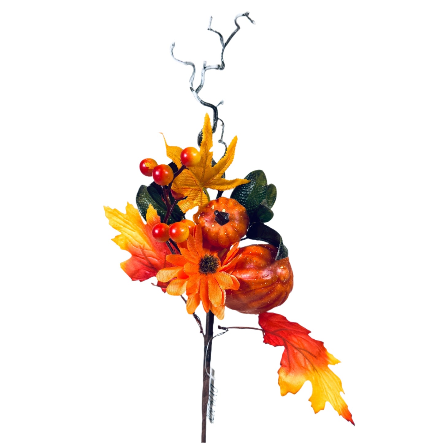 14 Inch L Maple Pumpkin Leaf Fall Picks