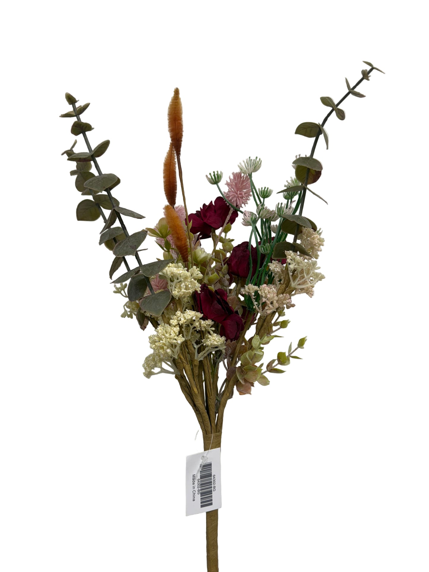 19 Inch Zinnia Mixed Bush - Burgundy