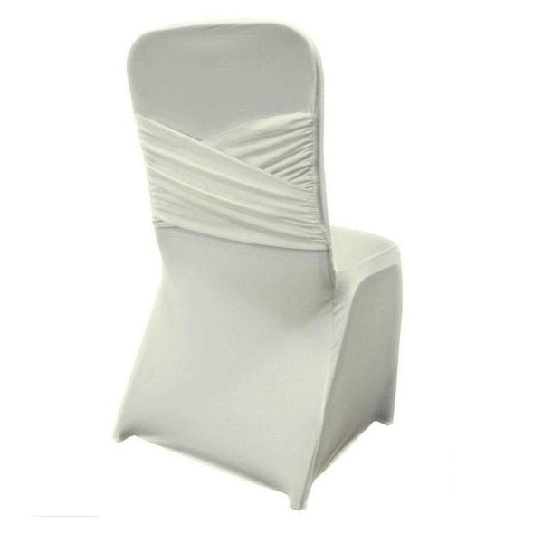 Ivory - Madrid Spandex Chair Cover - ( Chair Cover ) BBCrafts.com