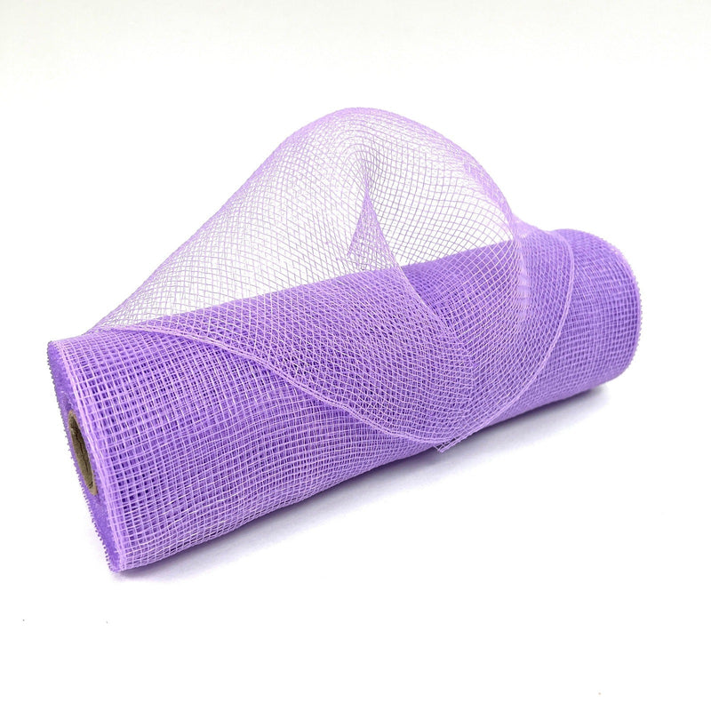 Lavender - Floral Mesh Wrap Solid Color - ( 10 Inch x 10 Yards ) BBCrafts.com