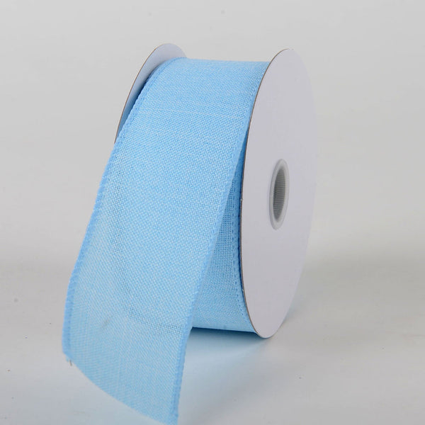 Light Blue - Canvas Ribbon - ( W: 1 - 1/2 Inch | L: 10 Yards ) BBCrafts.com