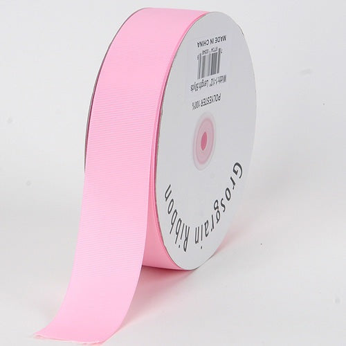 Light Pink - Grosgrain Ribbon Solid Color - ( W: 3/8 inch | L: 50 Yards )