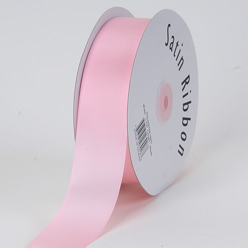 Light Pink - Satin Ribbon Single Face - ( 1 - 1/2 Inch | 50 Yards ) BBCrafts.com