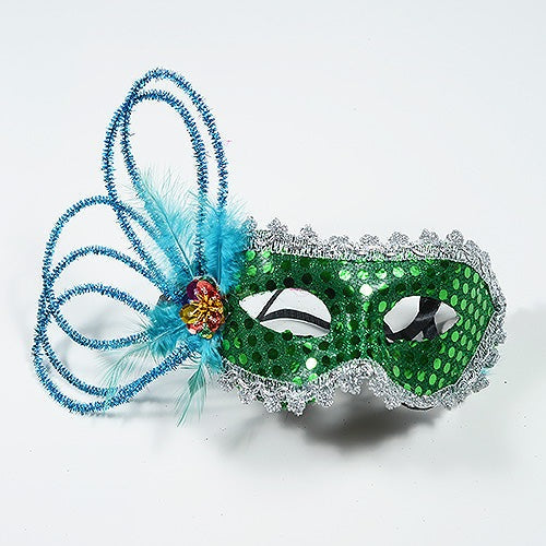 Masquerade Masks Emerald ( 1 Mask ) BBCrafts.com