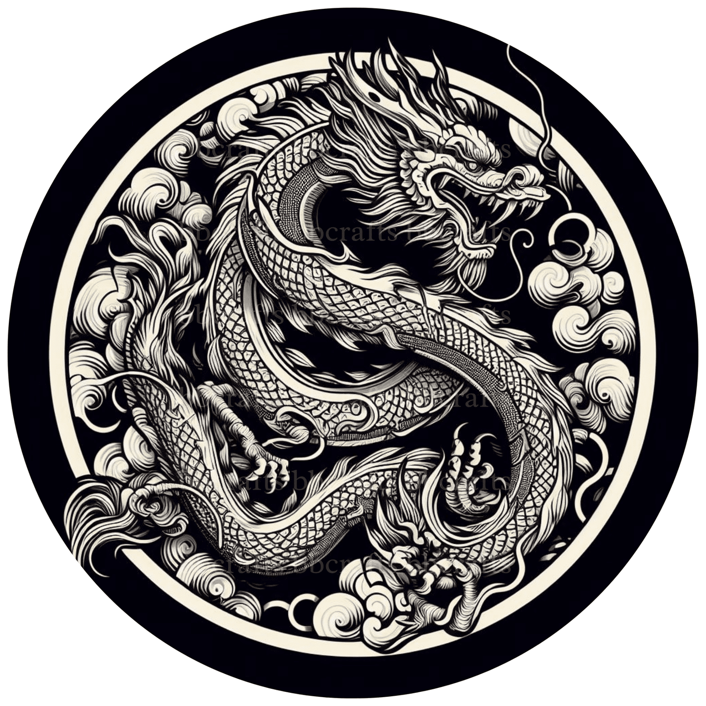 Dragon Metal / Vinyl Sign - Made in USA