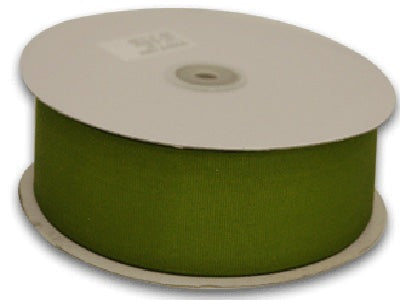 Moss - Grosgrain Ribbon Solid Color 25 Yards - ( W: 1 - 1/2 Inch | L: 25 Yards ) BBCrafts.com