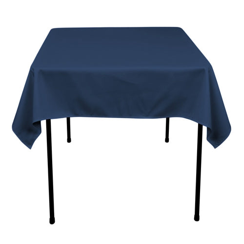 Navy - 70 x 70 Square Tablecloths - ( 70 Inch x 70 Inch ) BBCrafts.com