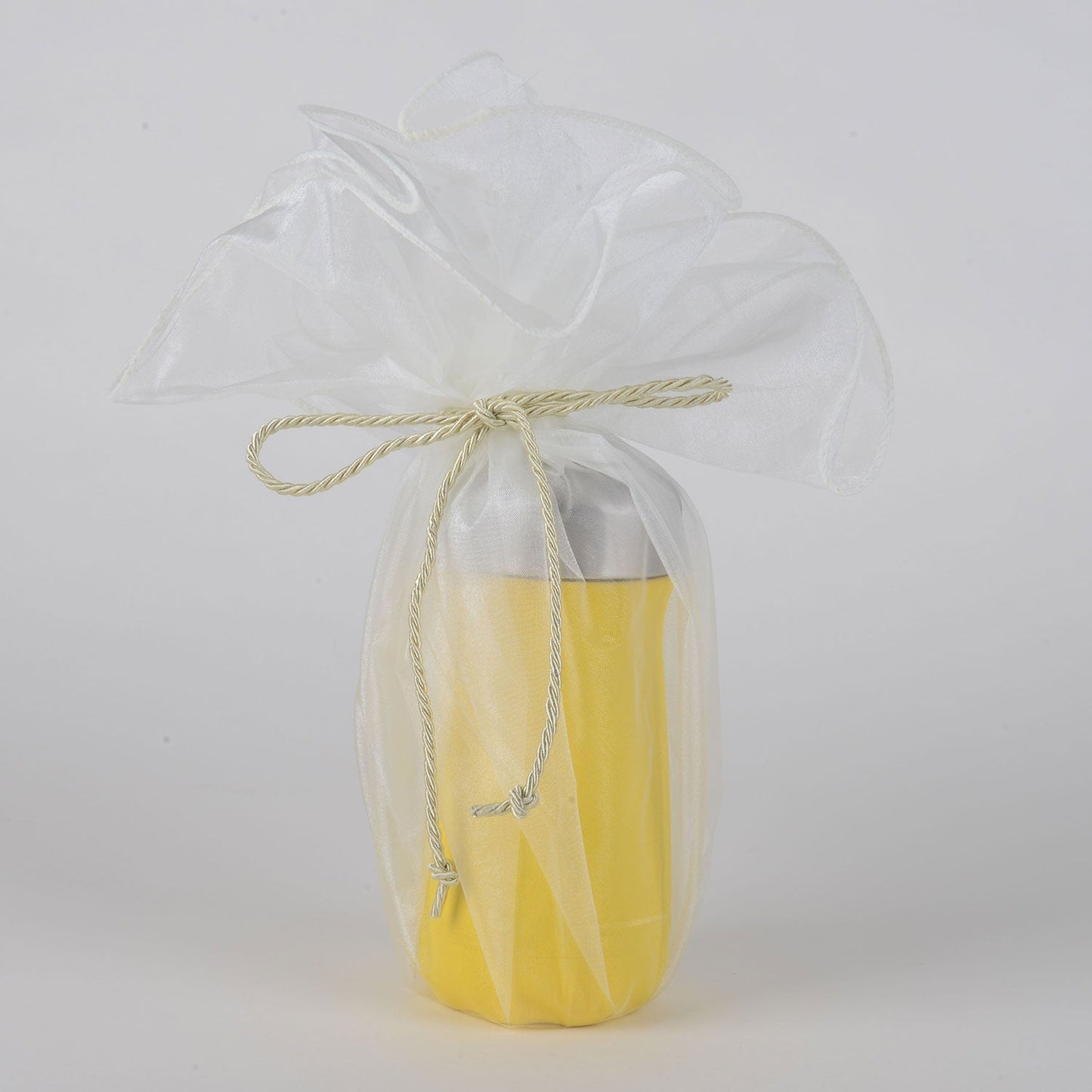 Organza Wrapper with Cord - Ivory BBCrafts.com