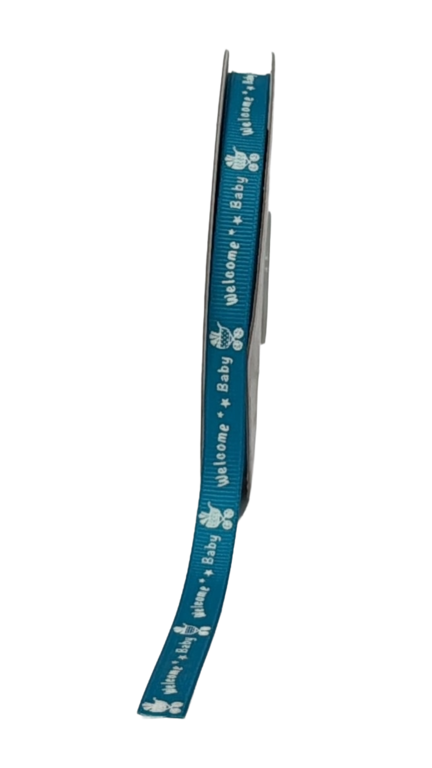 Welcome Baby Printed Grosgrain Ribbon - ( W: 5/8 Inch | L: 25 Yards )