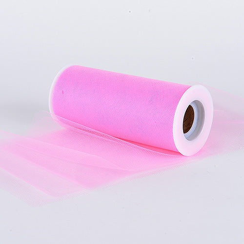 Paris Pink Premium Tulle Fabric ( 6 Inch | 25 Yards ) BBCrafts.com