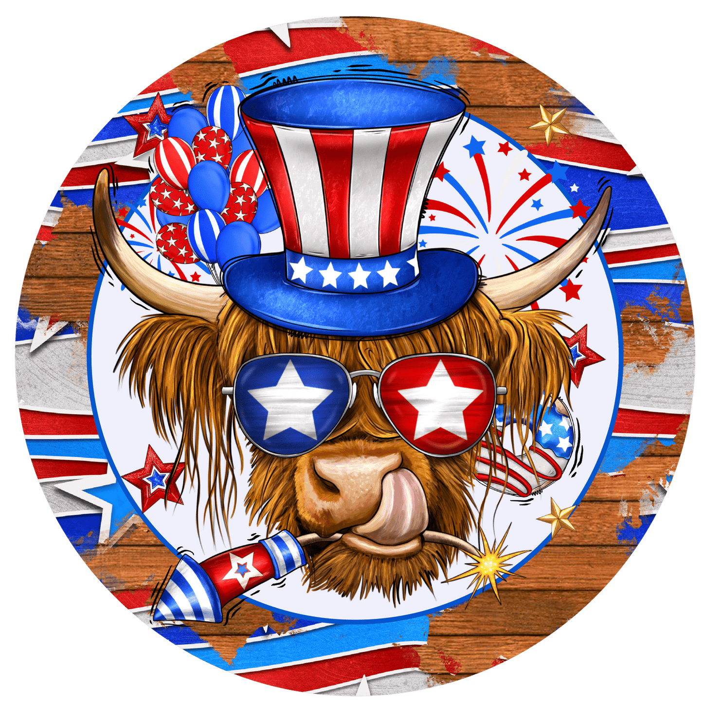 Highland Cow Metal / Vinyl Sign - Made in USA