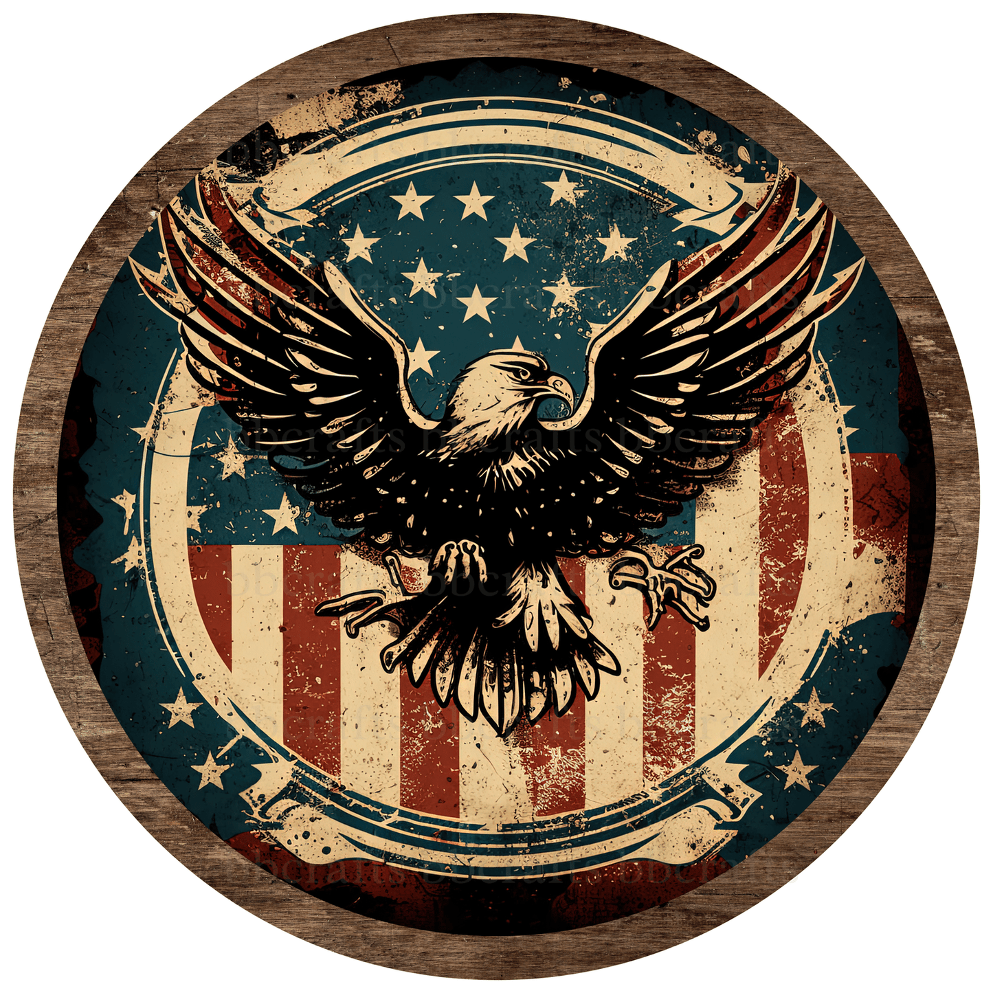 Presidential Eagle Metal / Vinyl Sign - Made in USA