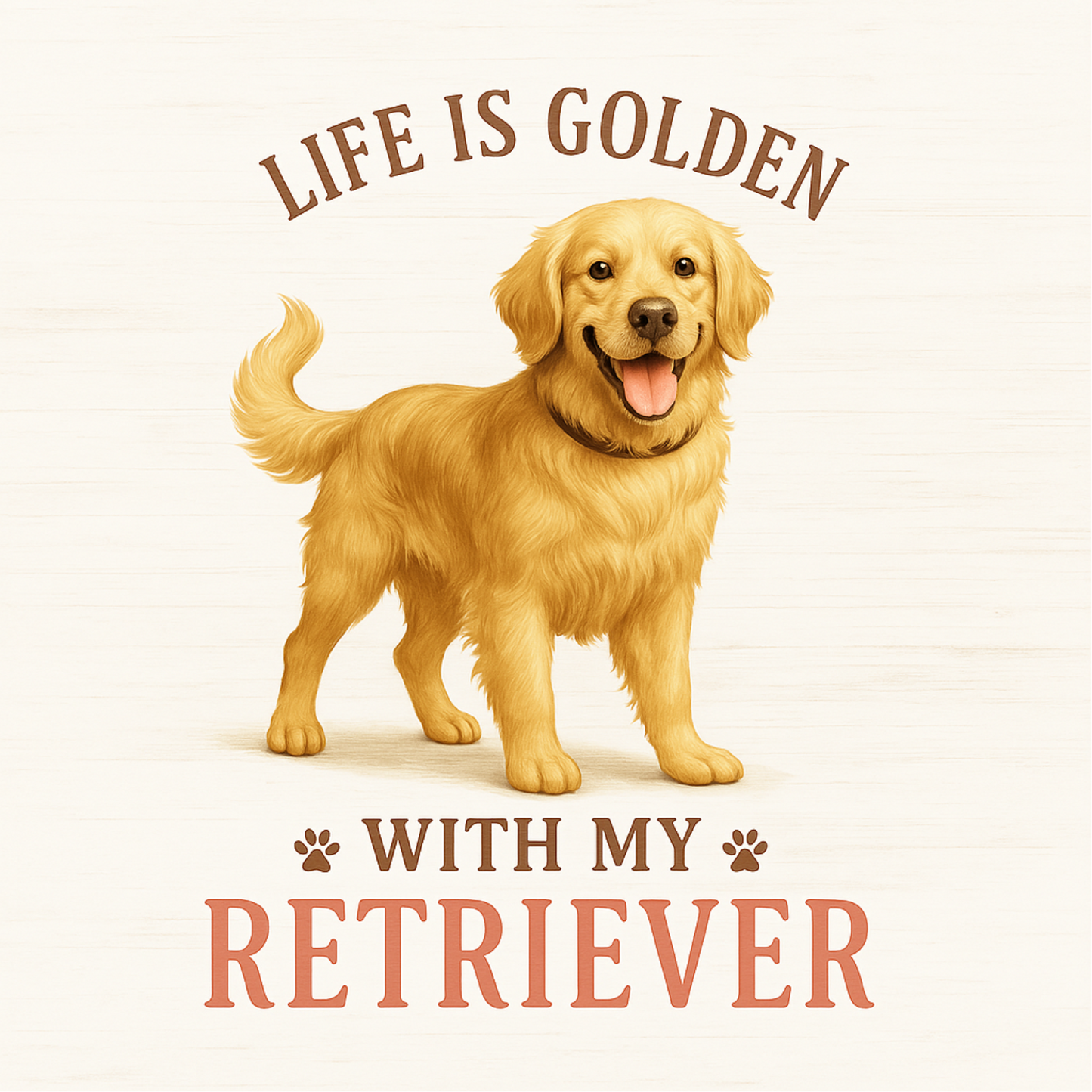 Golden Retriever Metal Sign - Made in USA